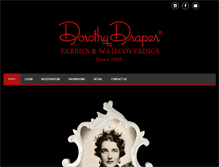 Tablet Screenshot of dorothydraperfw.com